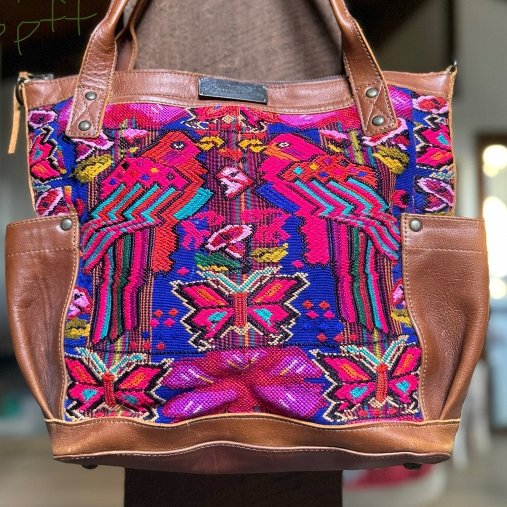 Nena & Co Artisan Embroidered The Perfect Bag in Medium